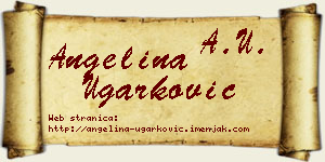 Angelina Ugarković vizit kartica